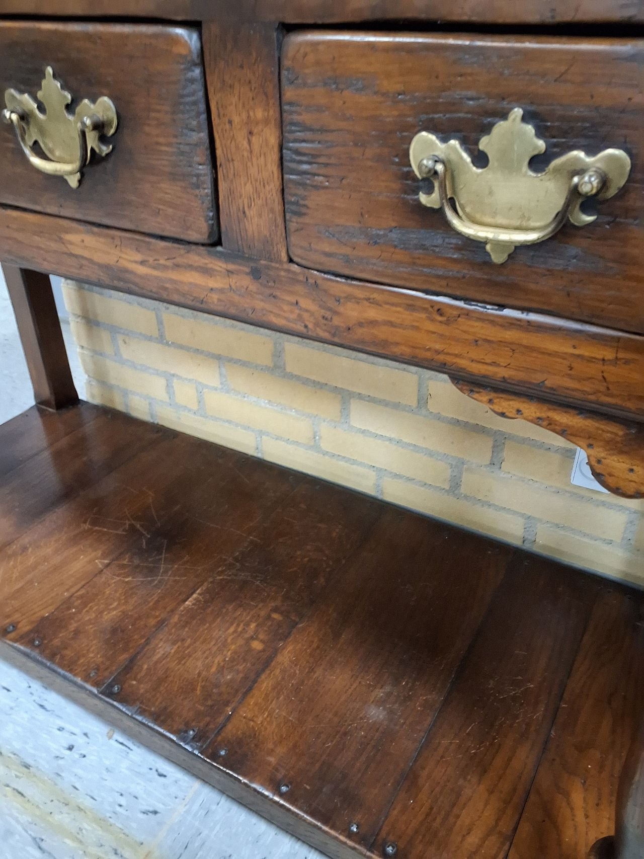 Vintage skrivebord massiv